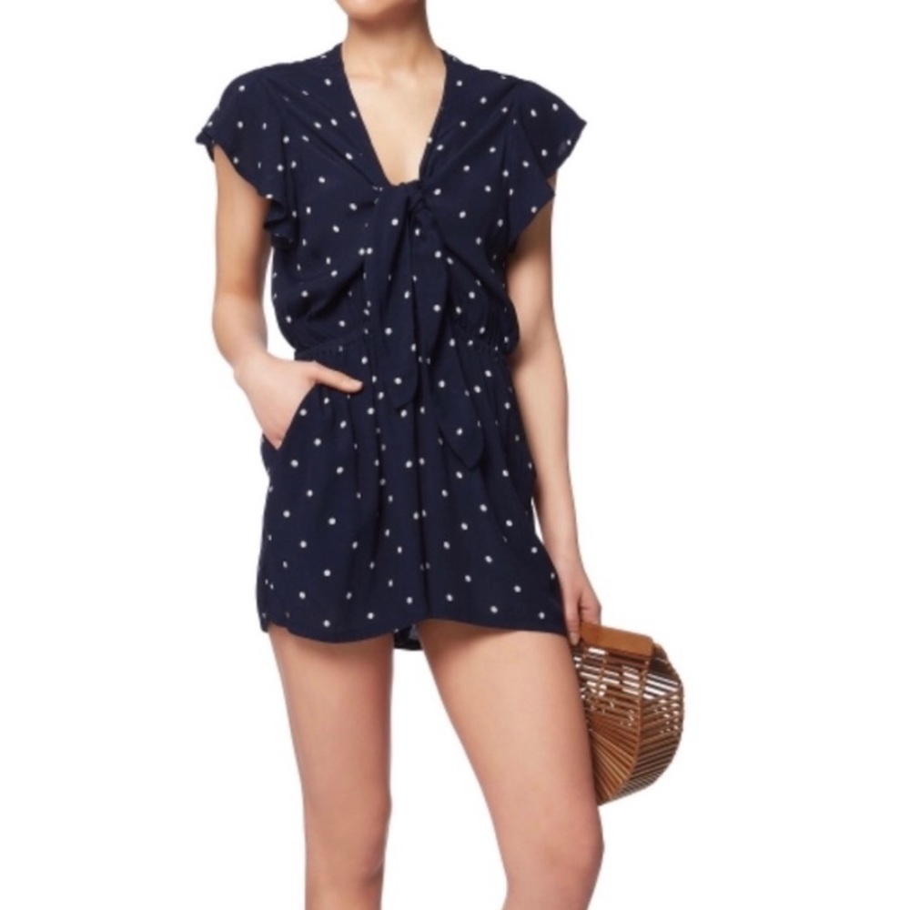 RAILS | Minka Polka Dot Romper NWT